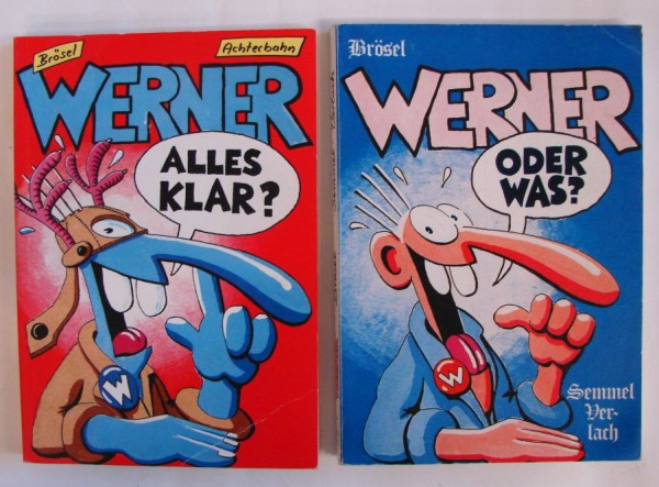 Werner (Semmel/Achterbahn/Ehapa, Br.) div. Auflage Nr. 1-12 kpl. (Z0-2)