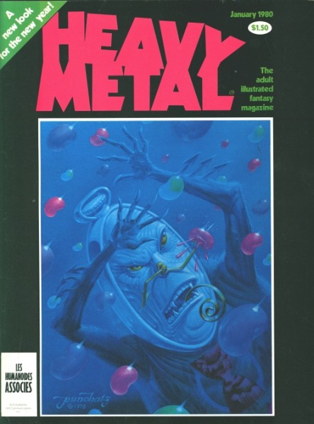 Heavy Metal (1980, Magazine) 1-12 kpl. (Z1-2)