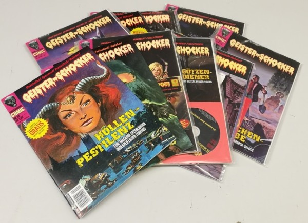 Paket 3676 10 verschiedene Geister-Schocker (Romantruhe, GbÜ., 2011) (Z0-1) mit CD (oder Download-Li
