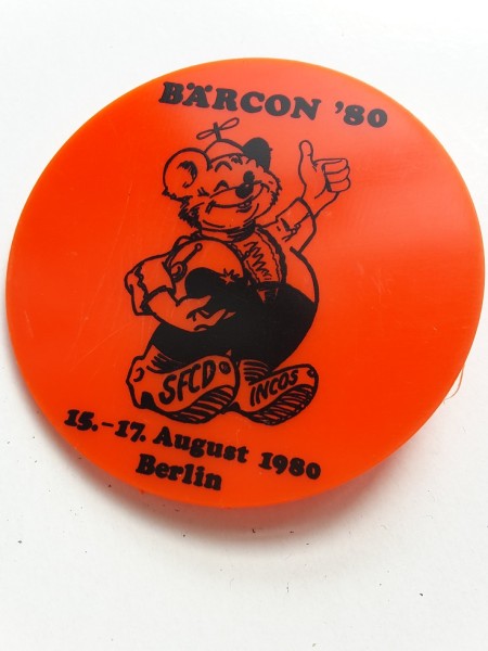 Bärcon 80 Anstecknadel rot (Original)