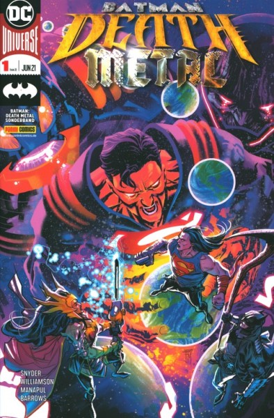Batman Death Metal Sonderband (Panini, Br.) Nr. 1-3 kpl. (Z1)