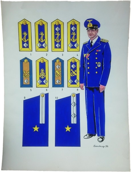 Originalzeichnung (1669) Landser ÜF