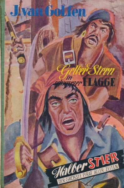 Halber Stier Leihbuch Gelber Stern in schwarzer Flagge (Reihenbuch)