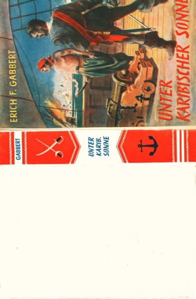 Gabbert, Erich F. Leihbuch SU Unter karibischer Sonne (Skorpion) nur Schutzumschlag