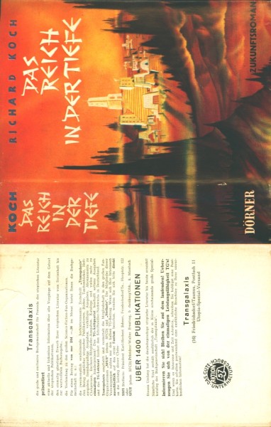 Koch, Richard Leihbuch SU Reich in der Tiefe (Dörner) nur Schutzumschlag