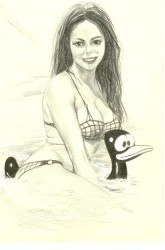 Originalzeichnung Erotische Pin-ups (Bild 007)