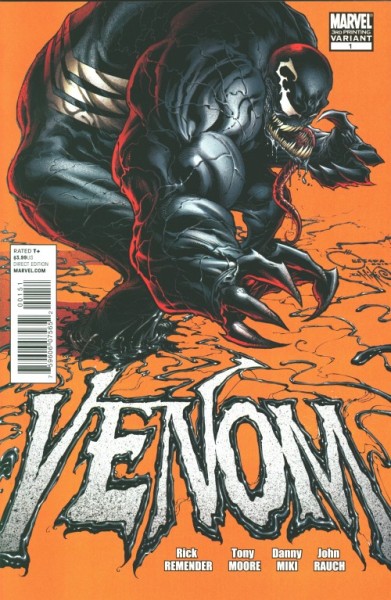 Venom (2011) 3rd Printing Variant Cover 1