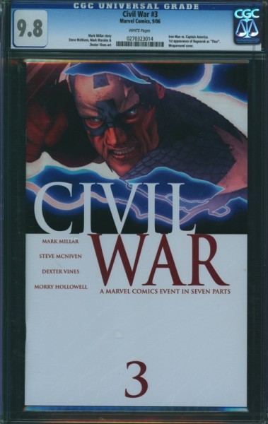 Civil War 3 CGC-Graded 9.8