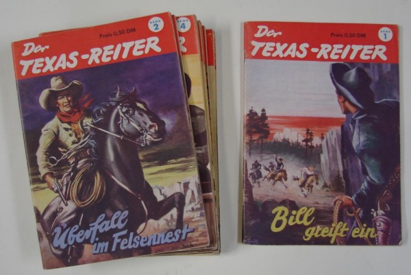 Texas-Reiter (Liebel) Nr. 1-12 kpl. (Z2)