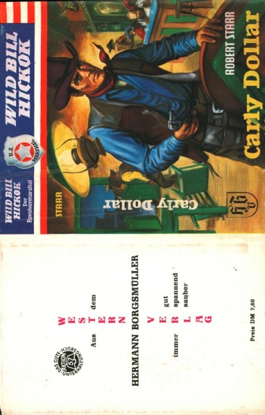 Wild Bill Hickok Leihbuch SU Carly Dollar (Borgsmüller) nur Schutzumschlag