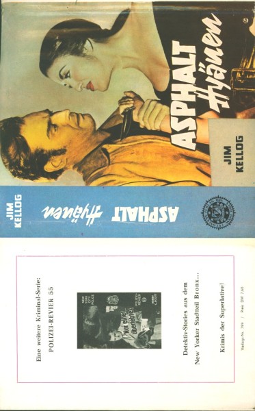 Kellog. Jim Leihbuch SU Asphalt Hyänen (Feldmann) nur Schutzumschlag