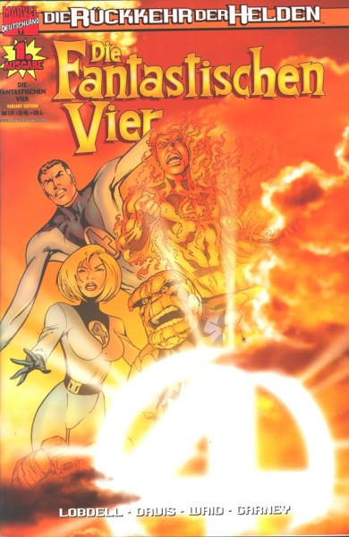 Fantastischen Vier (Marvel, Gb., 2000) Variant Nr. 1