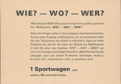 Mickyvision (Ehapa, Gb.) Jahrgang 1965 nur lose Beilage Nr. 23