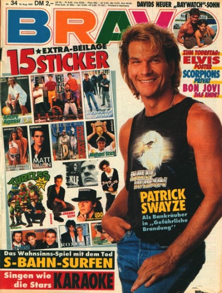 Bravo Jahrgang 1991 mit Beilage