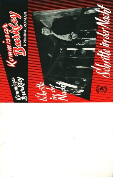 Kommissar Burkley Leihbuch SU Schritte in der Nacht (Liebel) nur Schutzumschlag