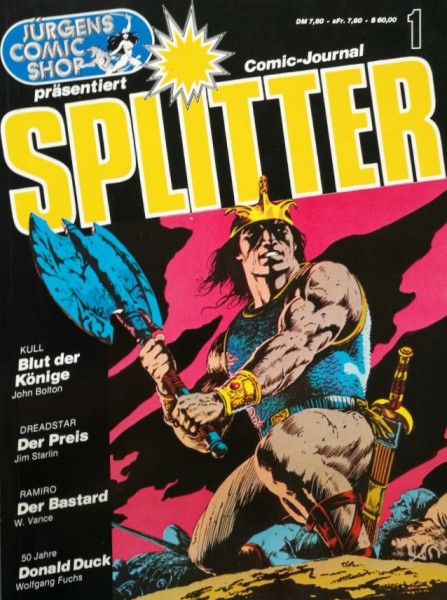 Splitter (Jürgens Comic-Shop, Br.) Nr. 1-5 kpl. (Z1-)