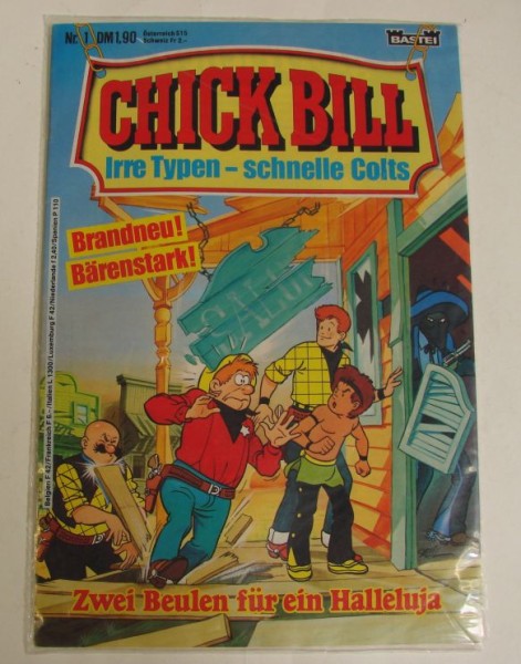 Chick Bill (Bastei, Gb.) Nr. 1-20 kpl. (Z0)