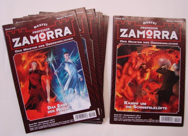 Professor Zamorra in 100er Paketen (Bastei) Nr. 901-1000 zus. (Z0-1)