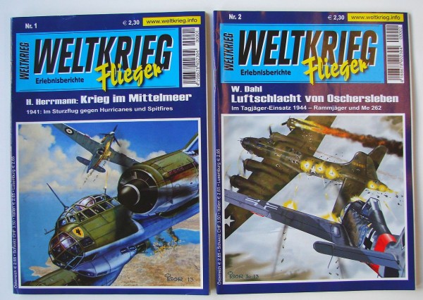 Weltkrieg Flieger (Mediavari) Nr. 1-116 zus. (Z0-2)