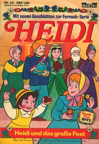 Heidi (Bastei, Gb., 1977-81) Nr. 1-100