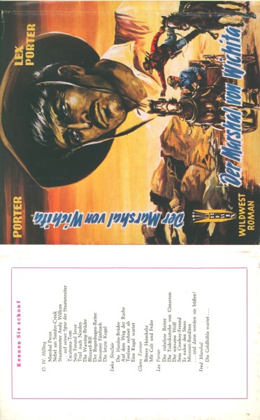 Porter, Lex Leihbuch SU Marshal von Wichita (Bewin) nur Schutzumschlag