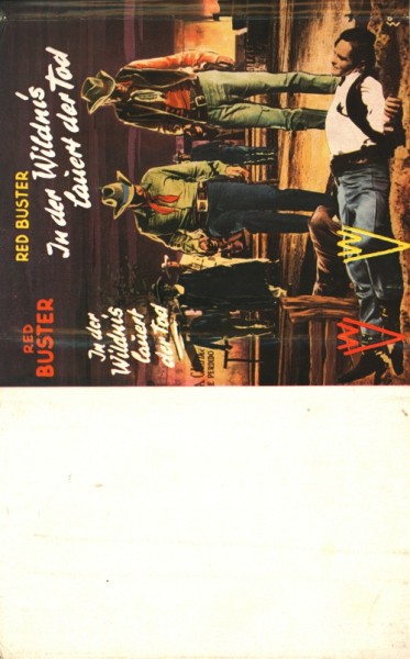 Buster, Red Leihbuch SU In der Wildnis lauert der Tod (Wiesemann) nur Schutzumschlag