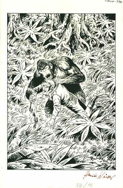 Originalzeichnung (1426) Hansrudi Wäscher - Tibor