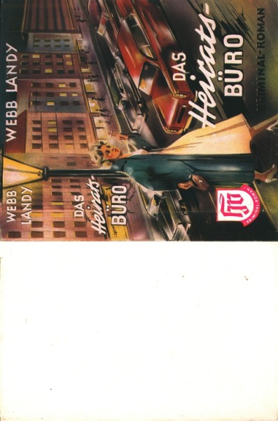 Landy, Webb Leihbuch SU Heiratsbüro (Hansa) nur Schutzumschlag