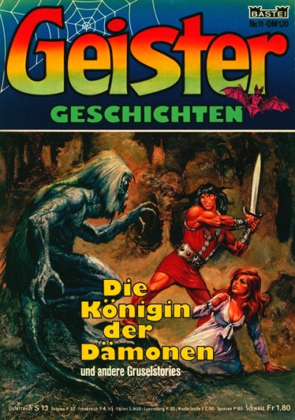 Geister Geschichten (Bastei, Gb.) Z(0-1) Nr. 11-89