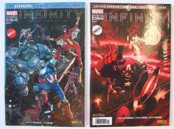 Infinity (Panini, Gb.) Nr. 1-6 kpl. (Z1)