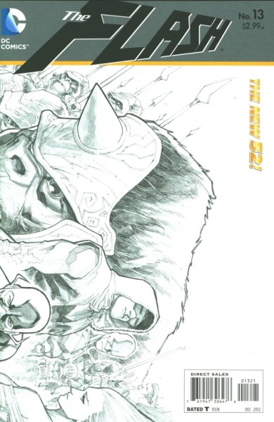 Flash (2011) 1:25 Variant Cover 13