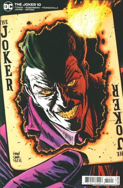 Joker (2021) Francesco Francavilla Variant Cover 10