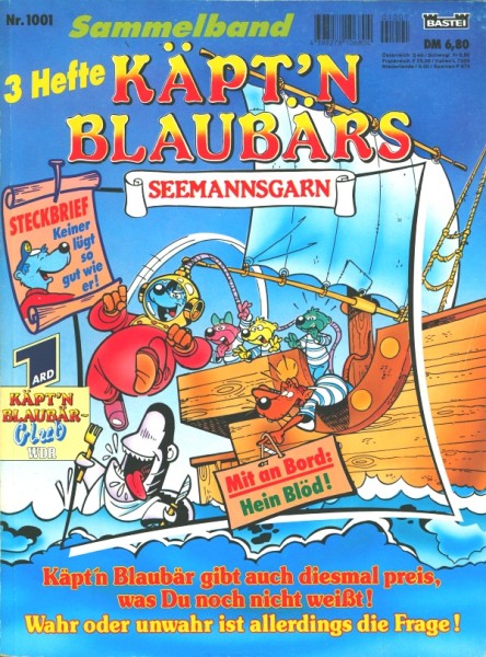 Käpt'n Blaubärs Seemannsgarn Sammelband (Bastei, GbÜ.) Nr. 1001-1010