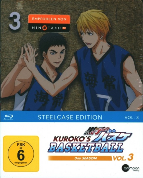 Kuroko's Basketball 3rd Season Vol. 3 Blu-ray Steelcase Edition