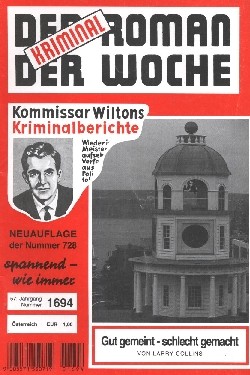 Kriminalroman der Woche (Hiro, Österreich) Nr. 1501-1877