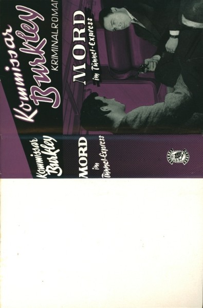 Kommissar Burkley Leihbuch SU Mord im Tunnel-Express (Liebel) nur Schutzumschlag