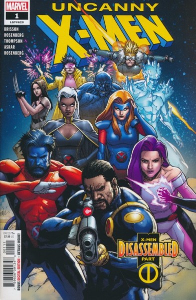 US: Uncanny X-Men (2018) 01
