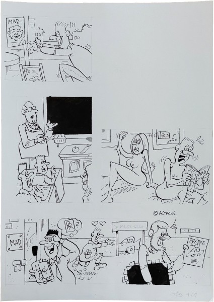 Originalzeichnung (1534) Mad