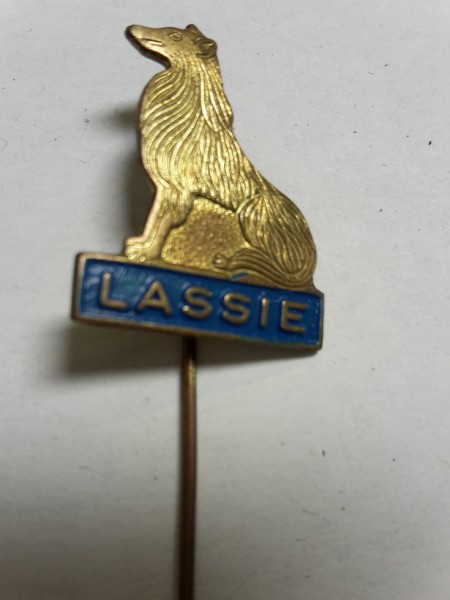 Lassie Anstecknadel (Original) variante blau