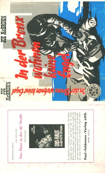 McBrown, Joe Leihbuch SU In der Bronx wohnen keine Engel (Feldmann) nur Schutzumschlag