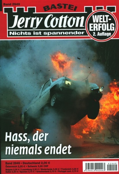 Jerry Cotton 2. Auflage 2949