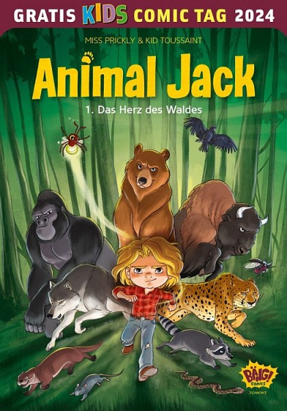 Gratis Comic Tag 2024: Animal Jack – Das Herz des Waldes (05/24)