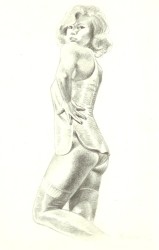 Originalzeichnung Erotische Pin-ups (Bild 008)