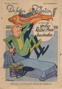 Heitere Fridolin (Ullstein, Gb., Vorkrieg) 3. Jahrgang 1924/1925 Nr. 1-26