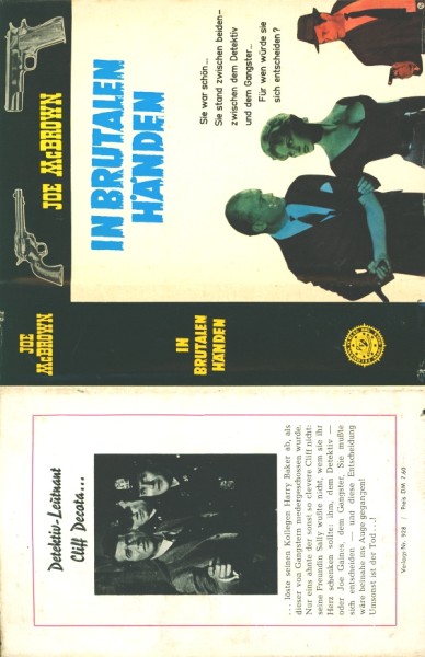 McBrown, Joe Leihbuch SU In brutalen Händen (Feldmann) nur Schutzumschlag