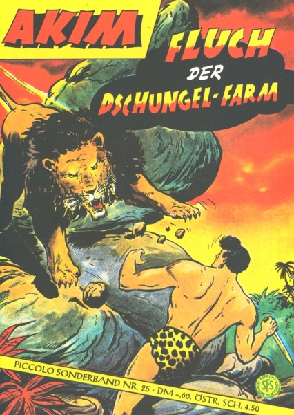 Piccolo-Sonderband (Hethke, Gb) Nr. 25 Akim: Fluch der Dschungelfarm
