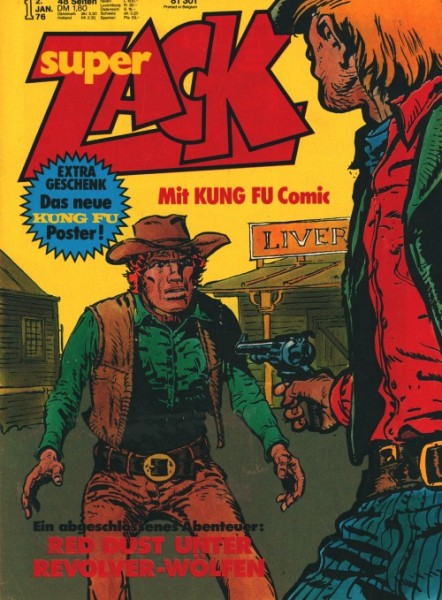 Zack (Koralle, GbÜ.) Jhrg. 1976 mit allen Beilagen Nr. 1,8-9,14-20,22-25