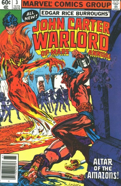 John Carter Warlord of Mars (1977) Annual 1-3