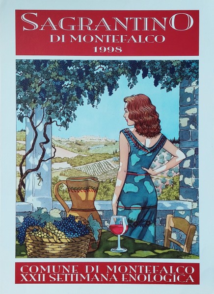 Sagrantino di Montefalco 1998 Poster von Giardino