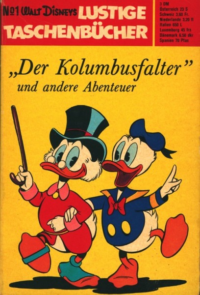 Lustiges Taschenbuch (Ehapa, Tb.) No. Ausgabe 2. Auflage (s/w, Farbe) Nr. 1-9